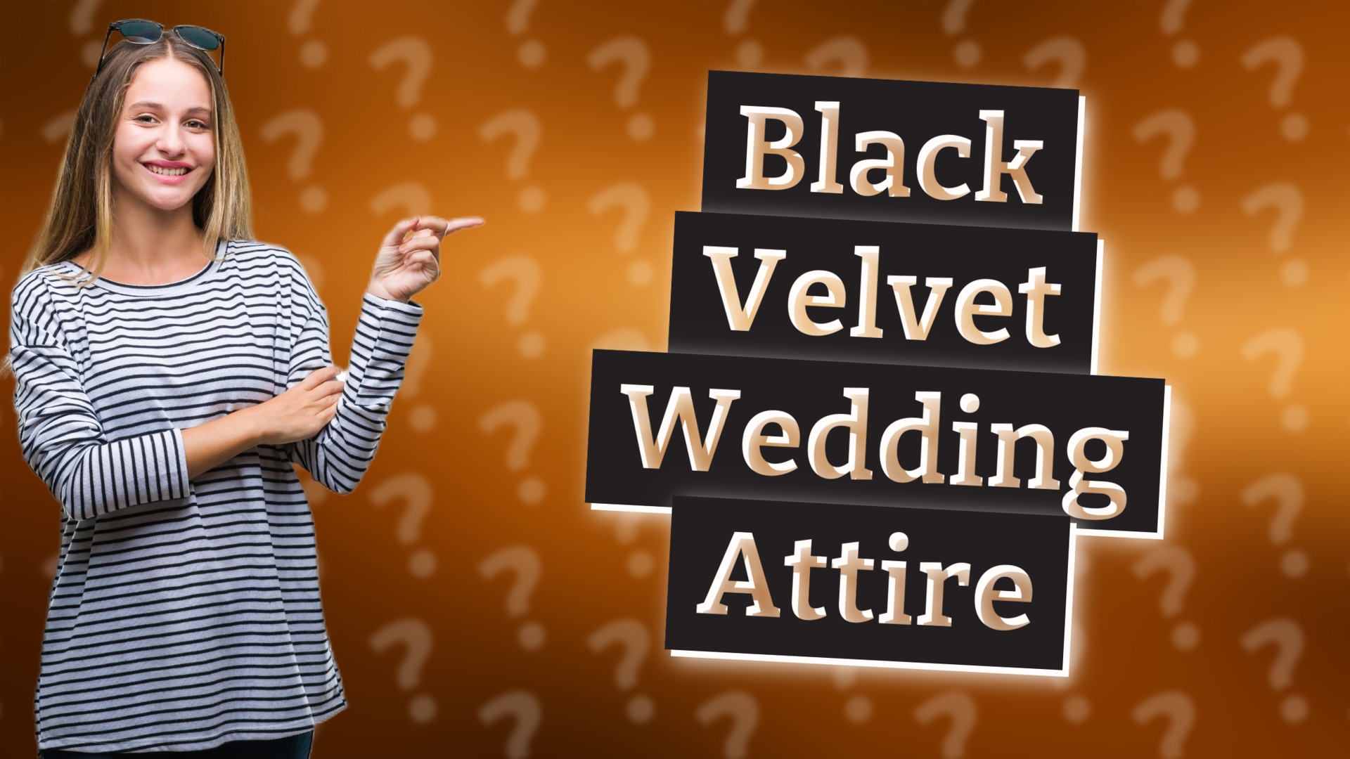 Black Velvet Wedding Attire