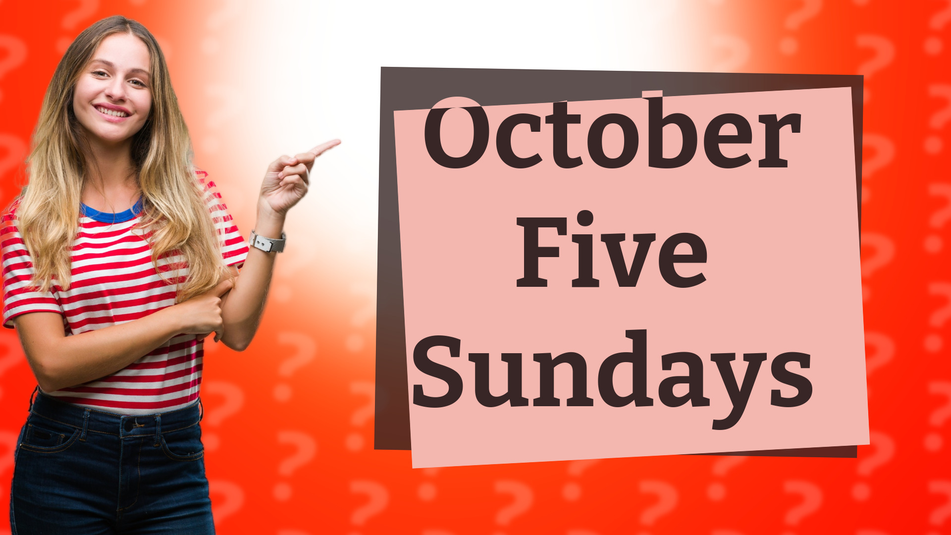 October Five Sundays