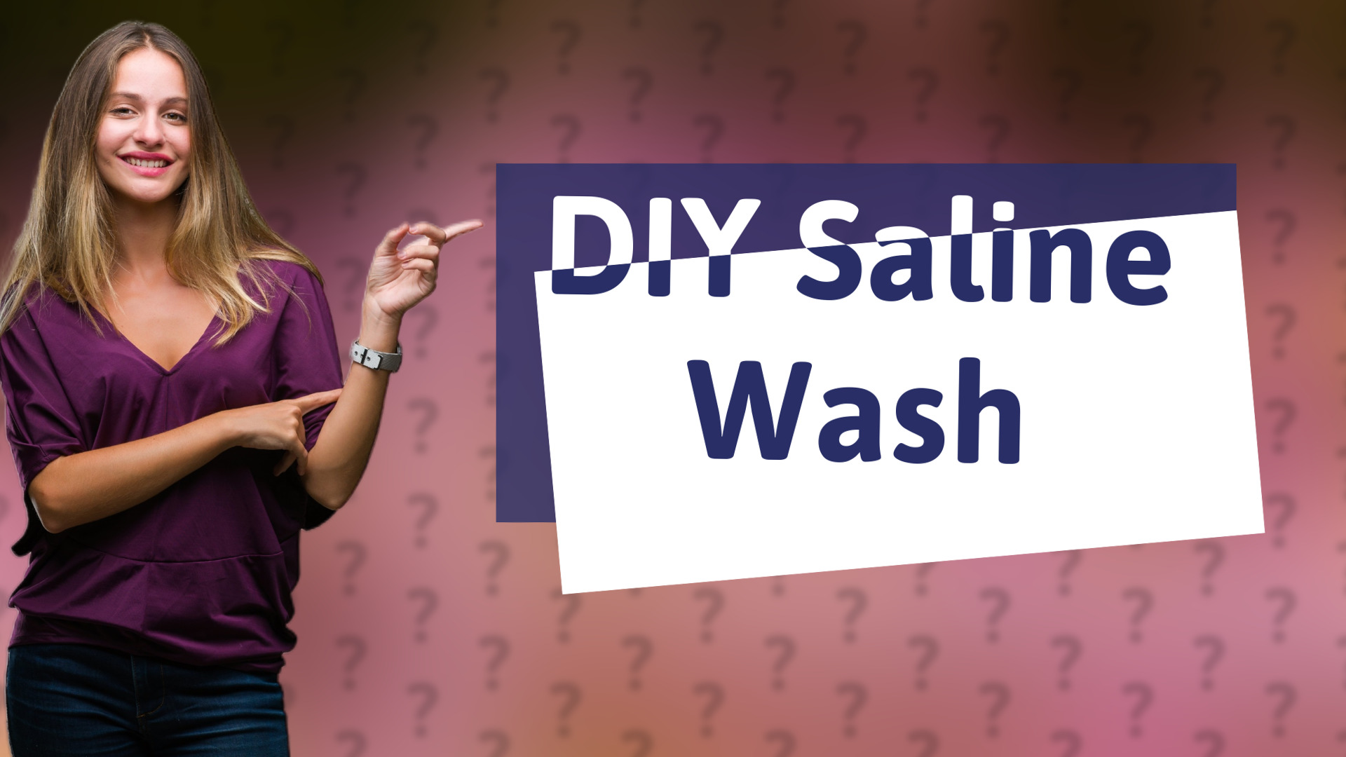 DIY Saline Wash