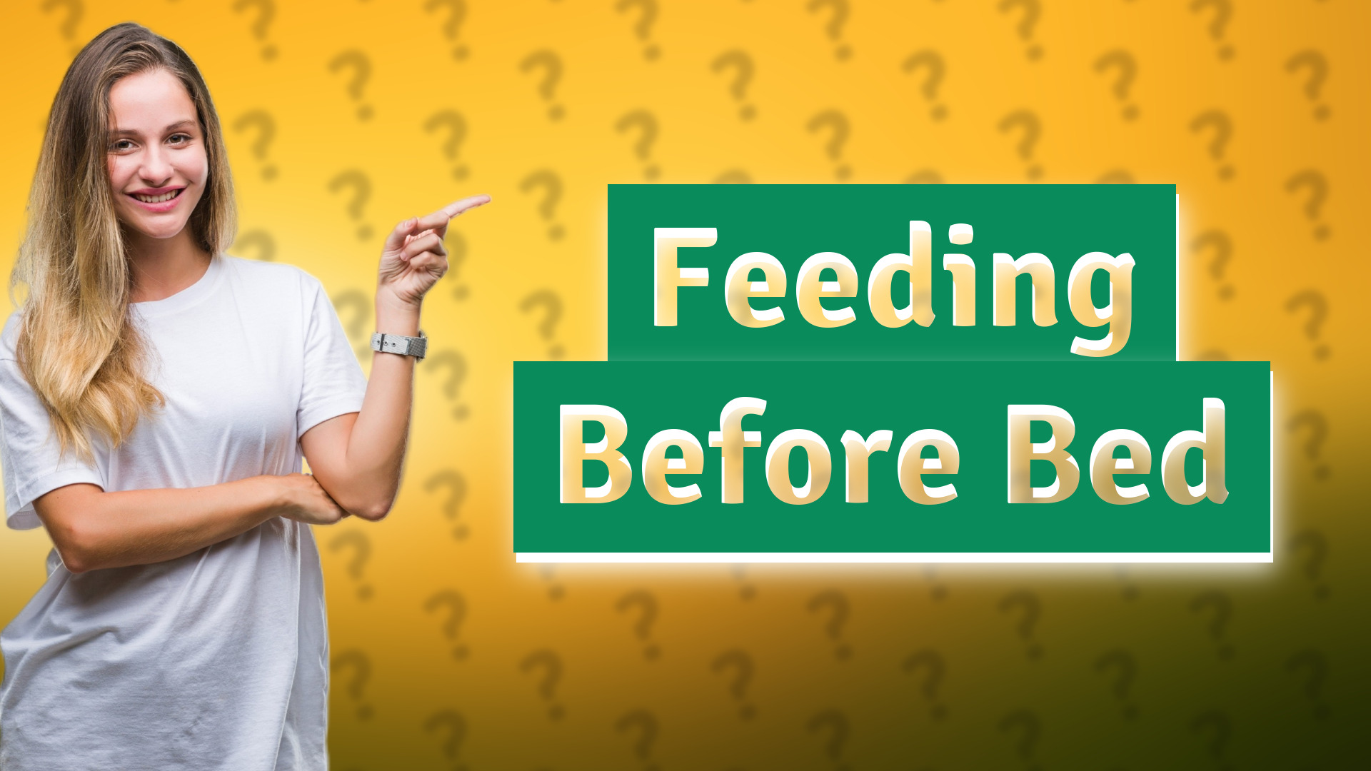 Feeding Before Bed
