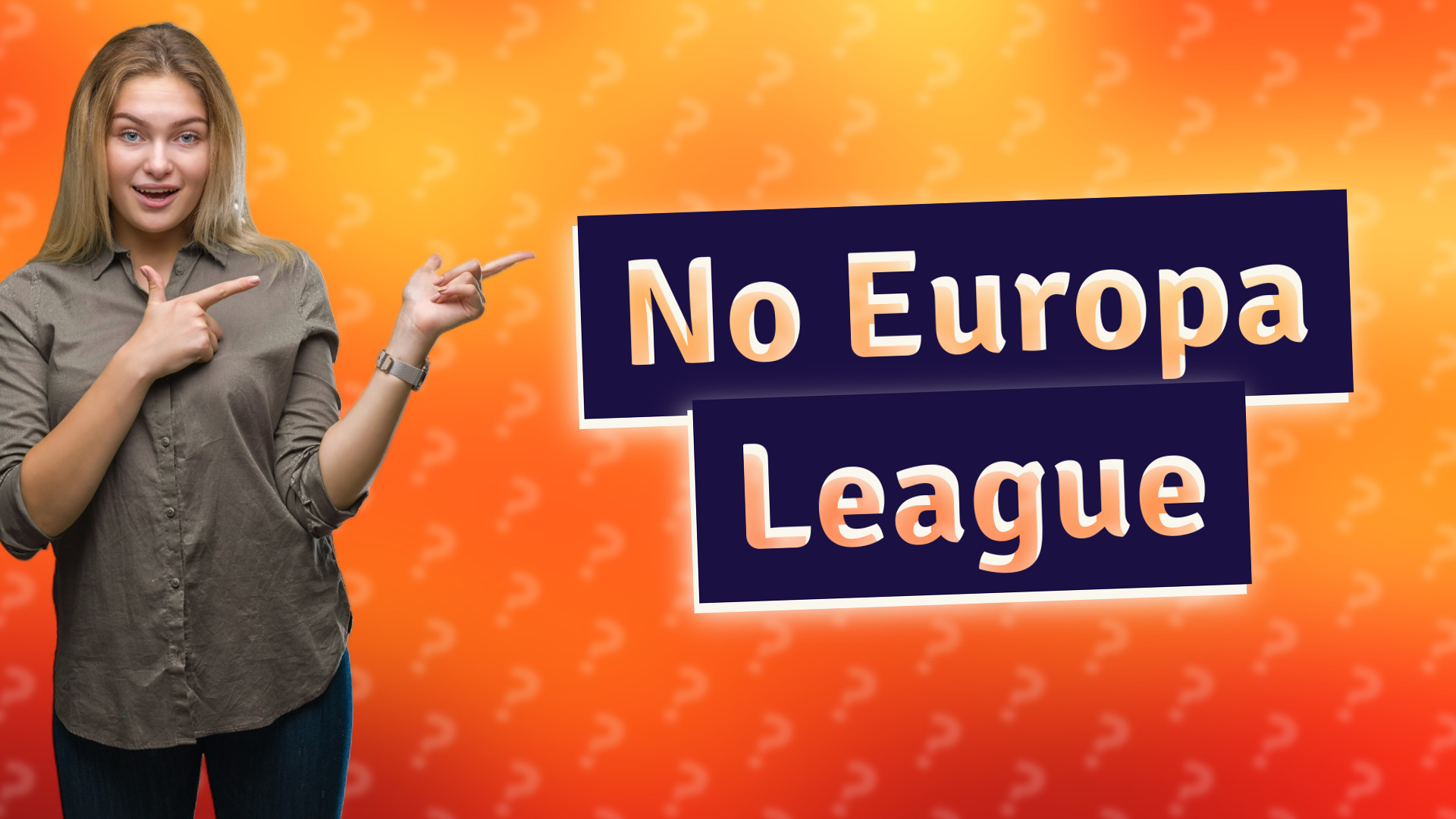 No Europa League
