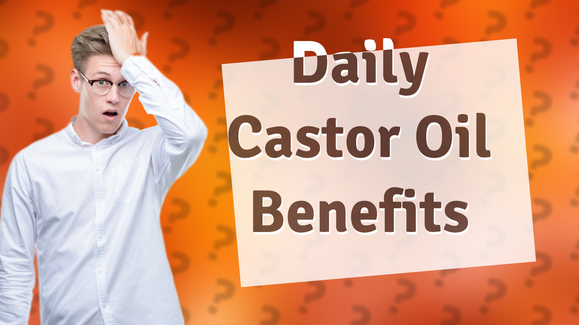 Daily Castor Oil Benefits