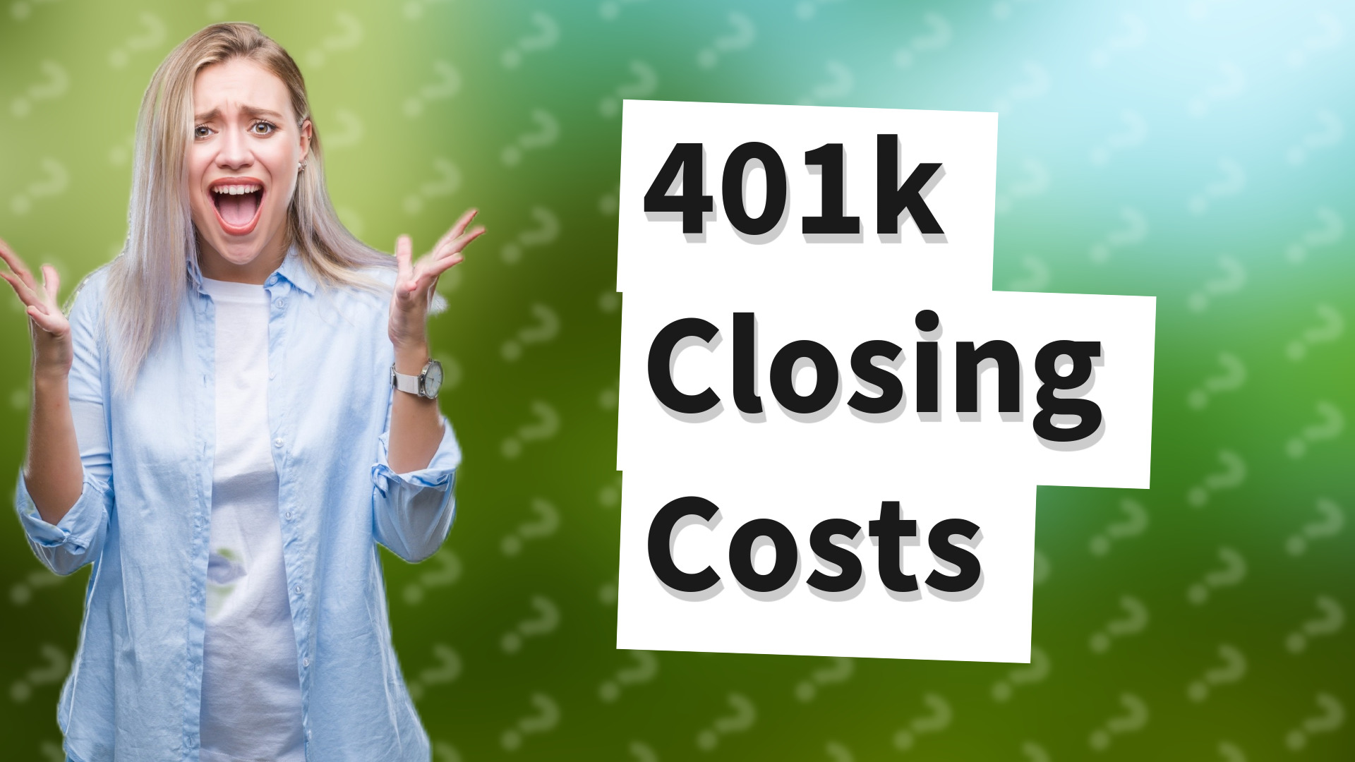 401k Closing Costs