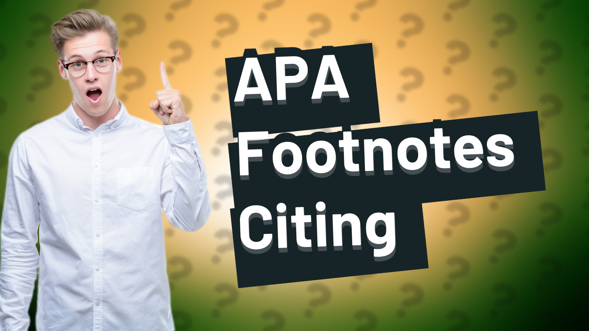 APA Footnotes Citing