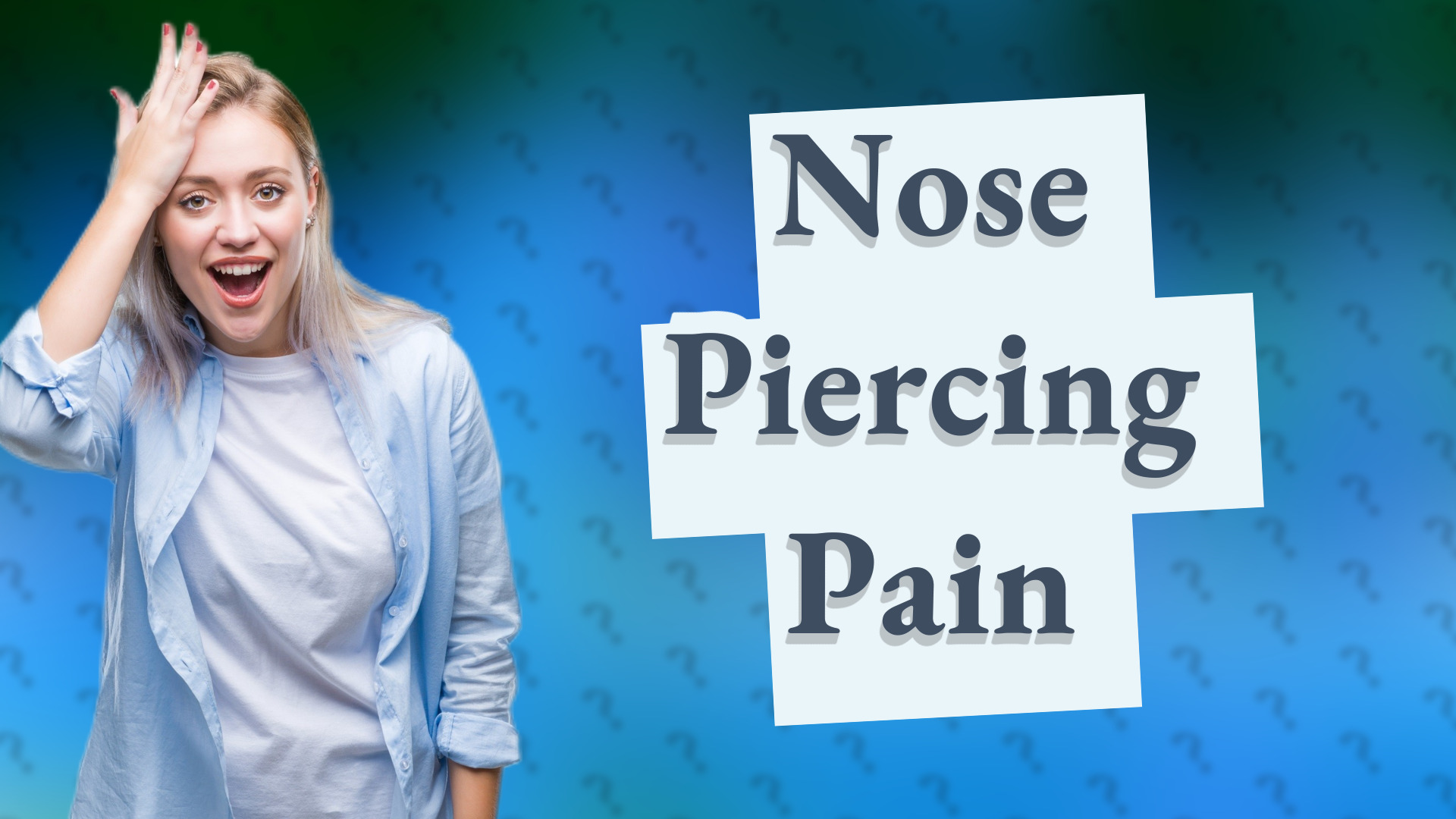 Nose Piercing Pain