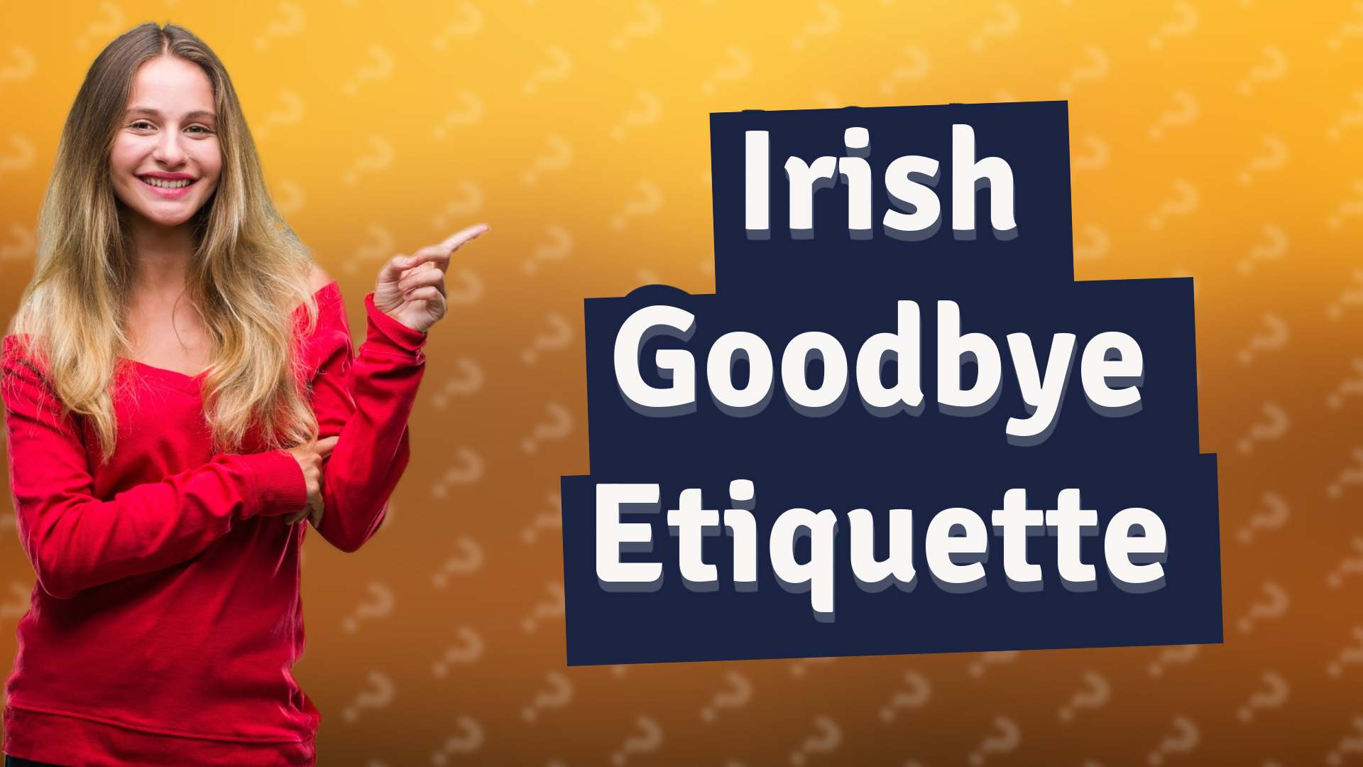 Irish Goodbye Etiquette