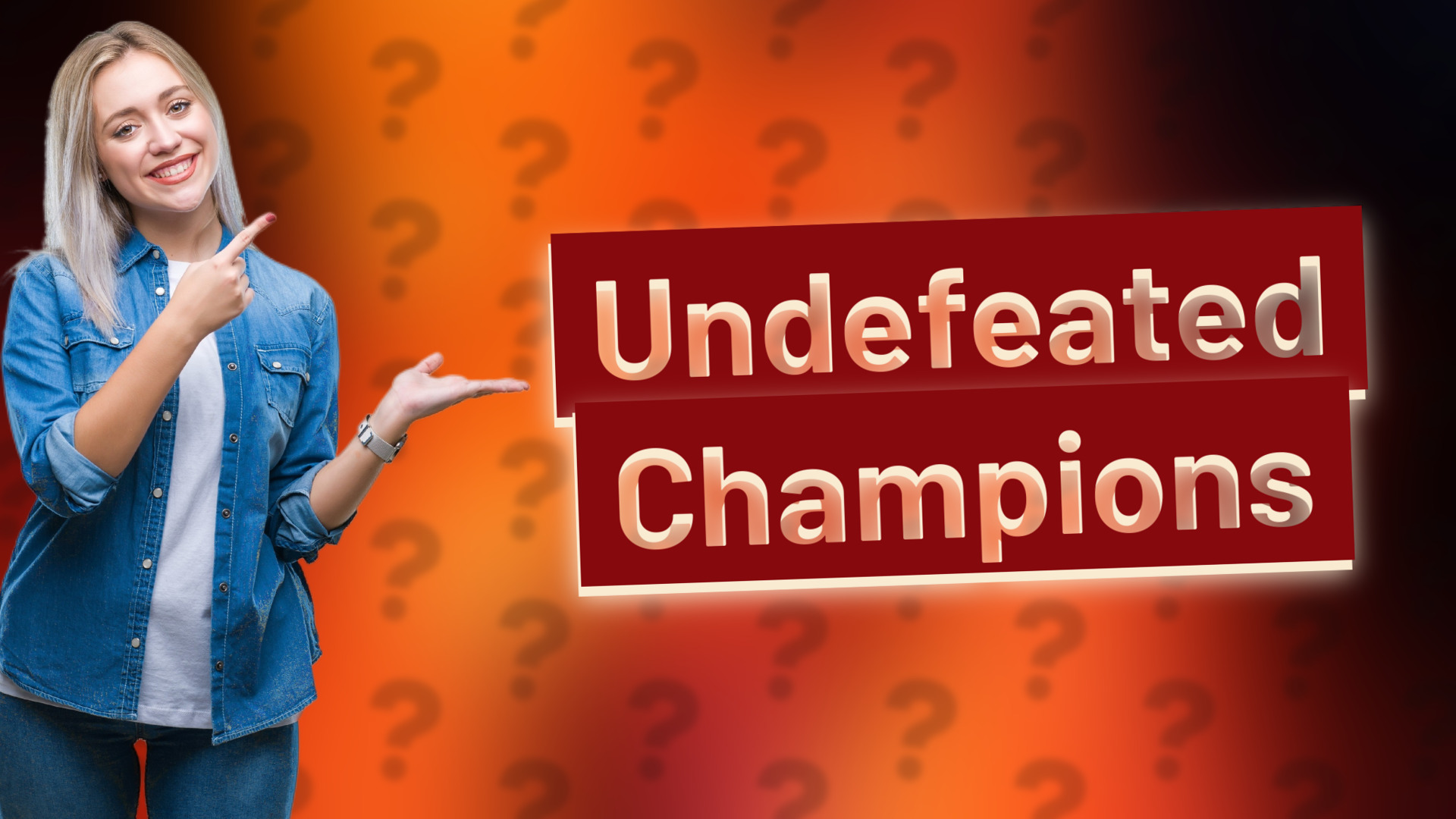 Undefeated Champions