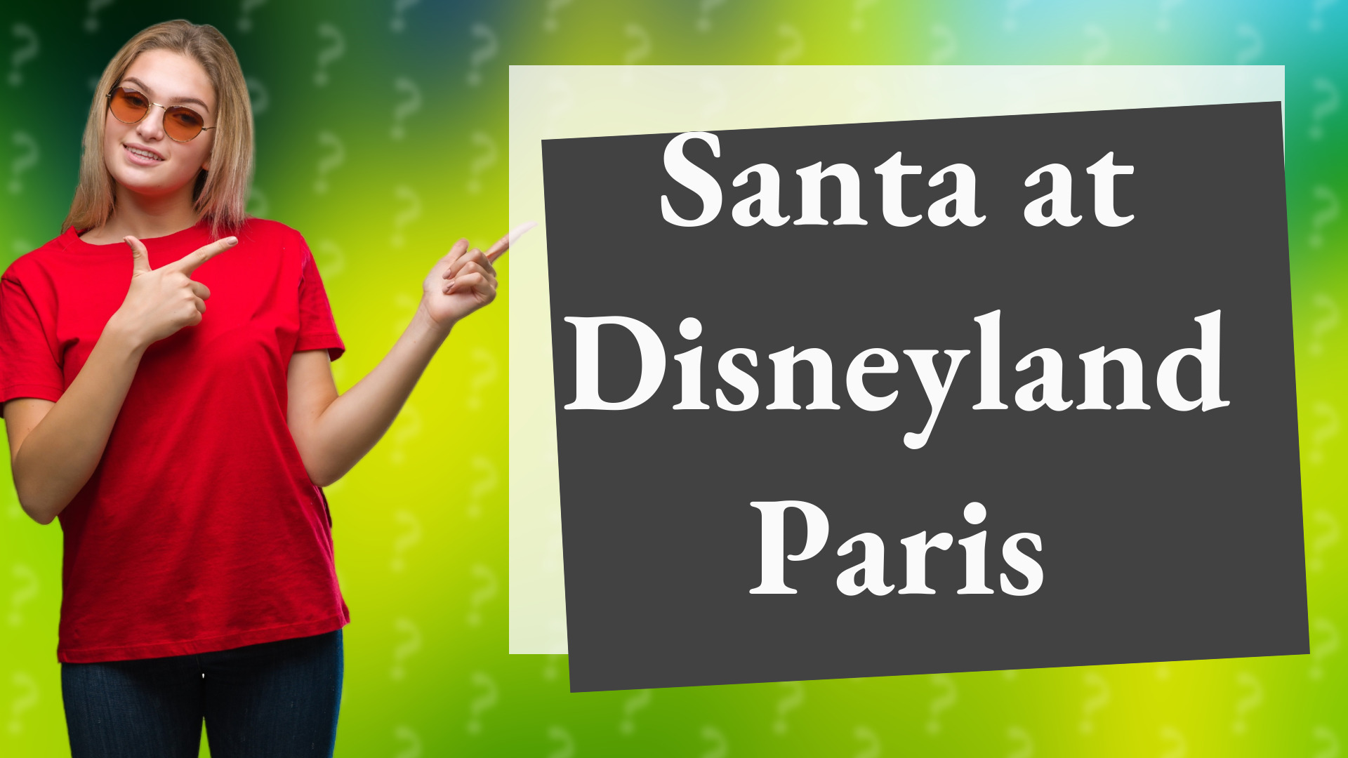 Santa at Disneyland Paris