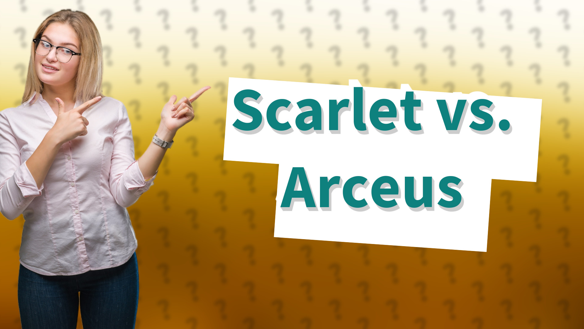 Scarlet vs. Arceus