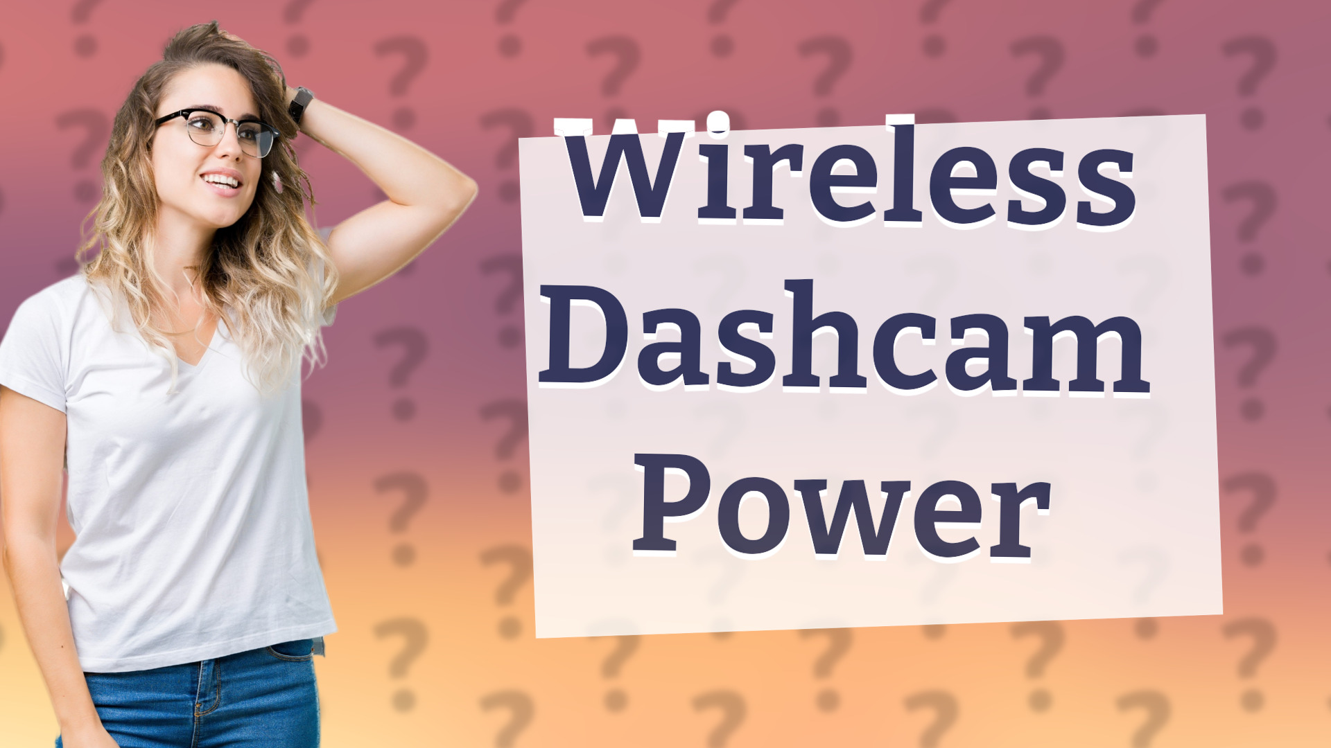 Wireless Dashcam Power
