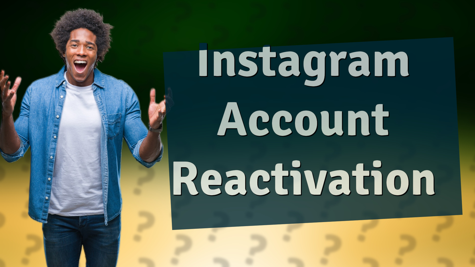 Instagram Account Reactivation