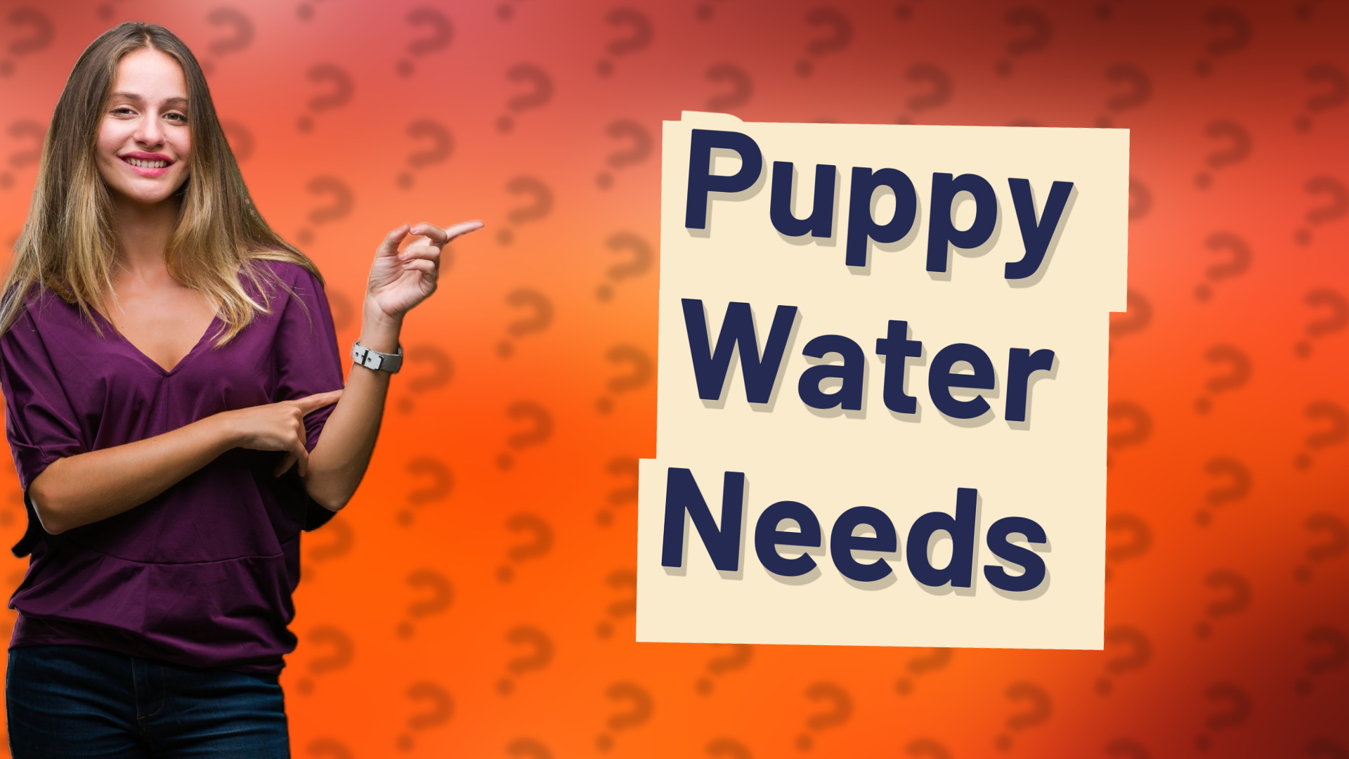 Puppy Water Needs