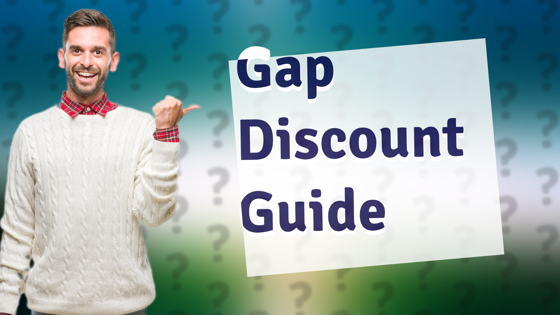 Gap Discount Guide