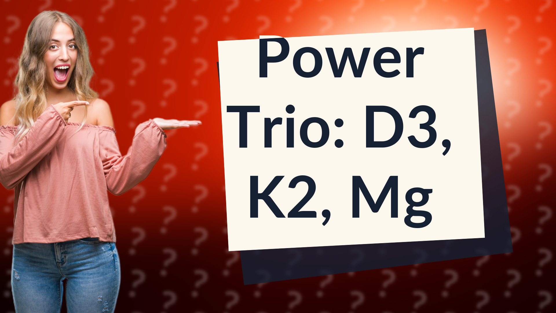 Power Trio: D3, K2, Mg