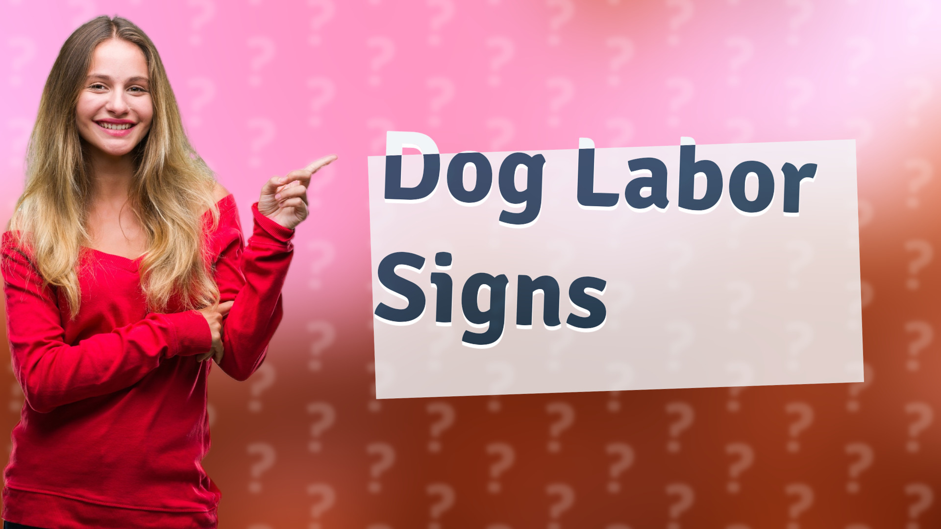 Dog Labor Signs