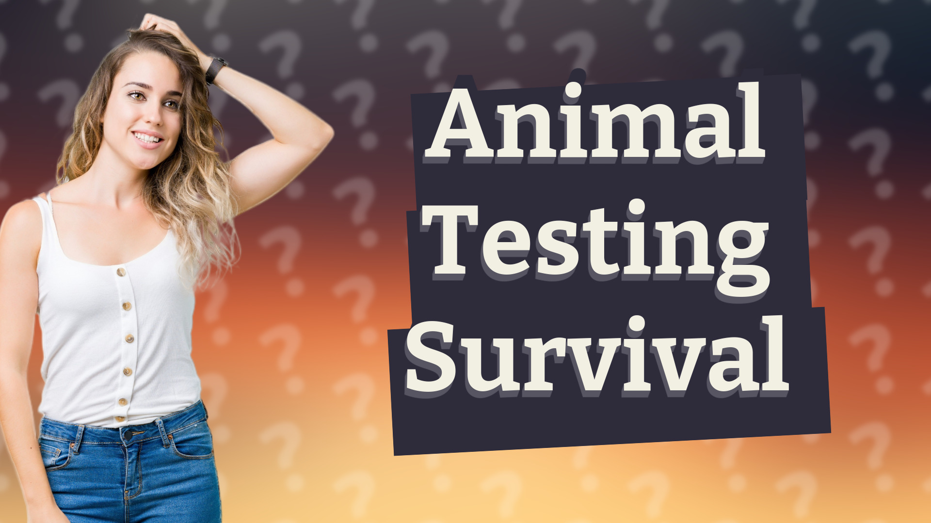 Animal Testing Survival