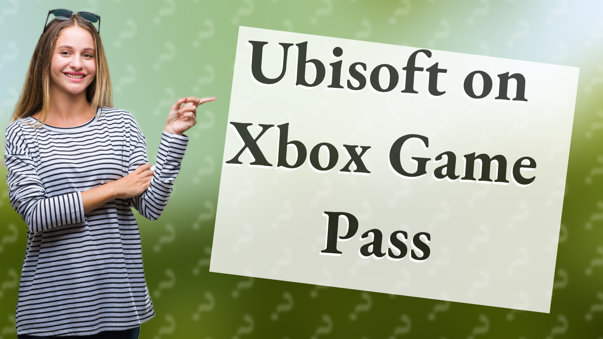 Ubisoft on Xbox Game Pass
