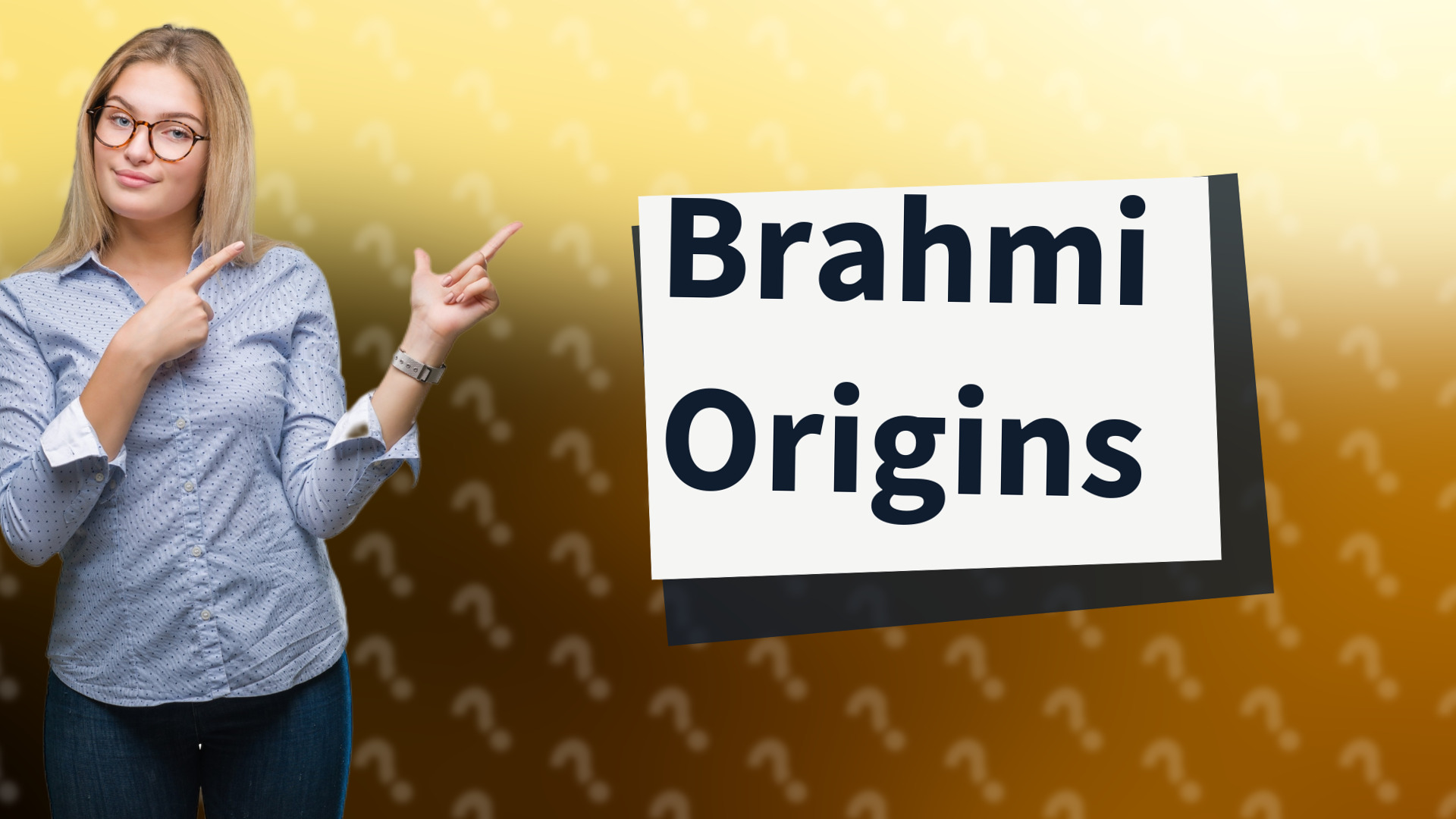 Brahmi Origins