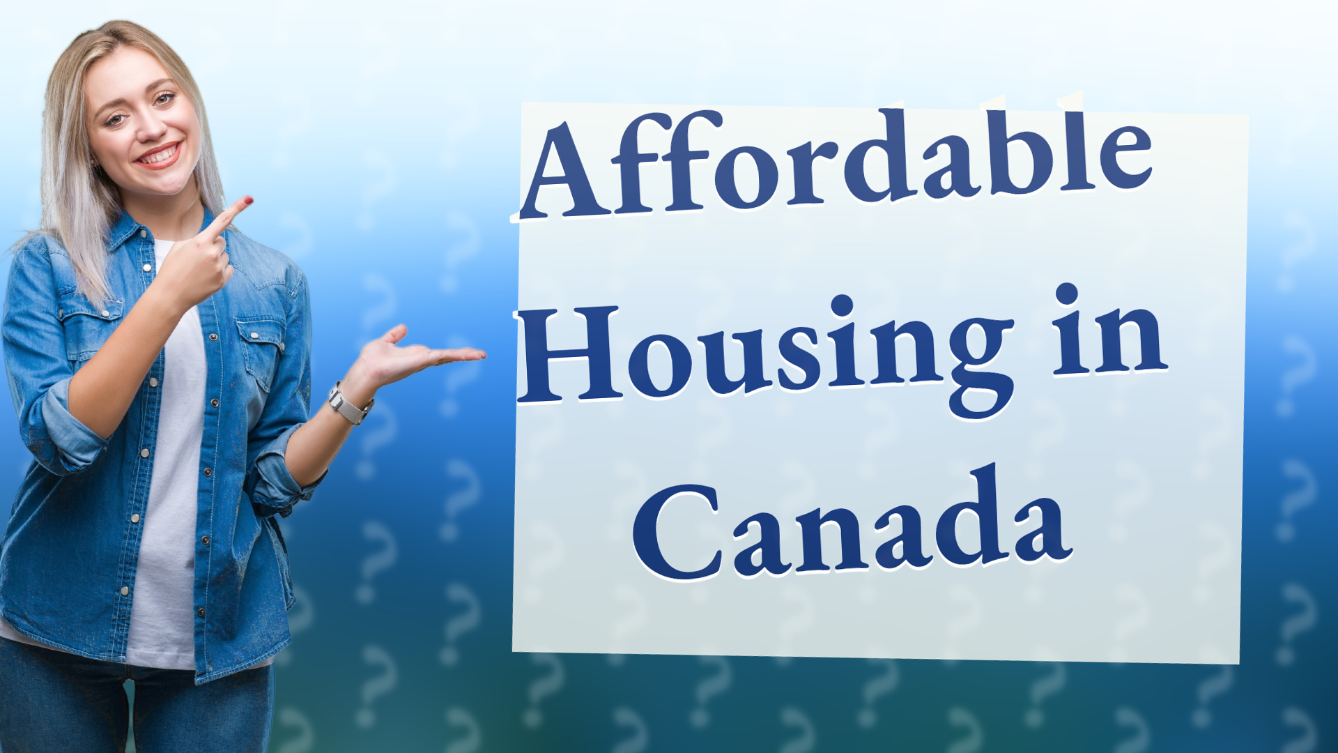 Affordable Housing in Canada