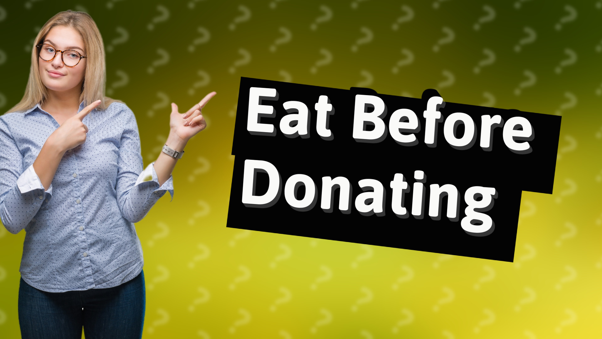 Eat Before Donating