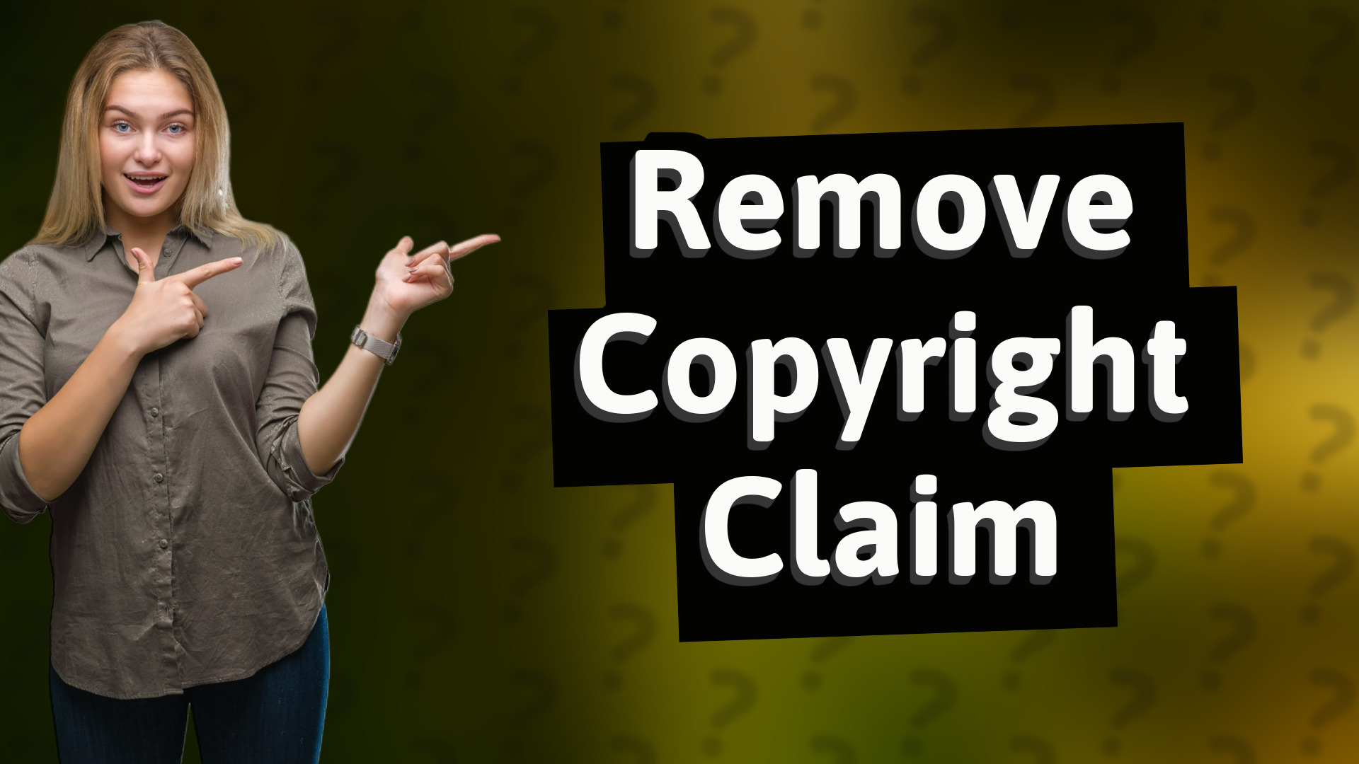 Remove Copyright Claim