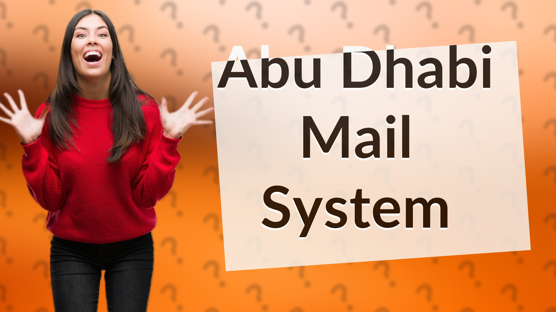 Abu Dhabi Mail System