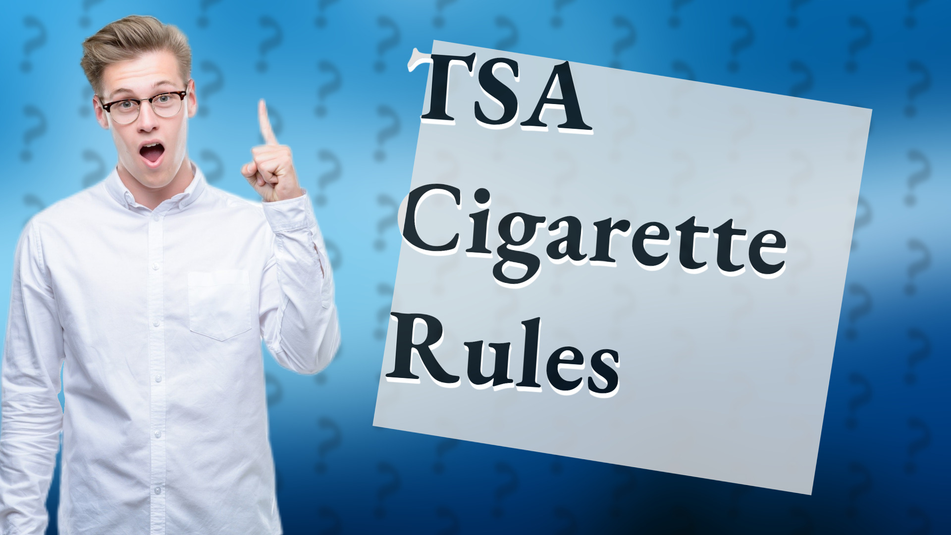 TSA Cigarette Rules