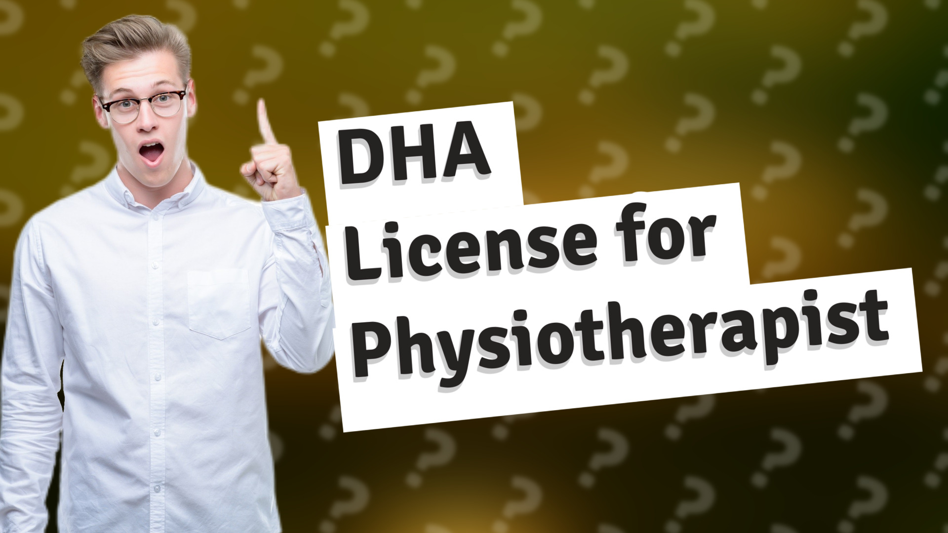 DHA License for Physiotherapist