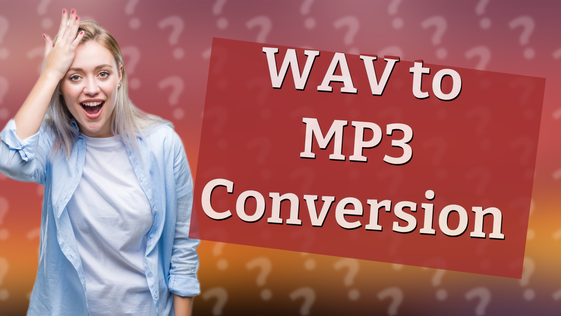 WAV to MP3 Conversion