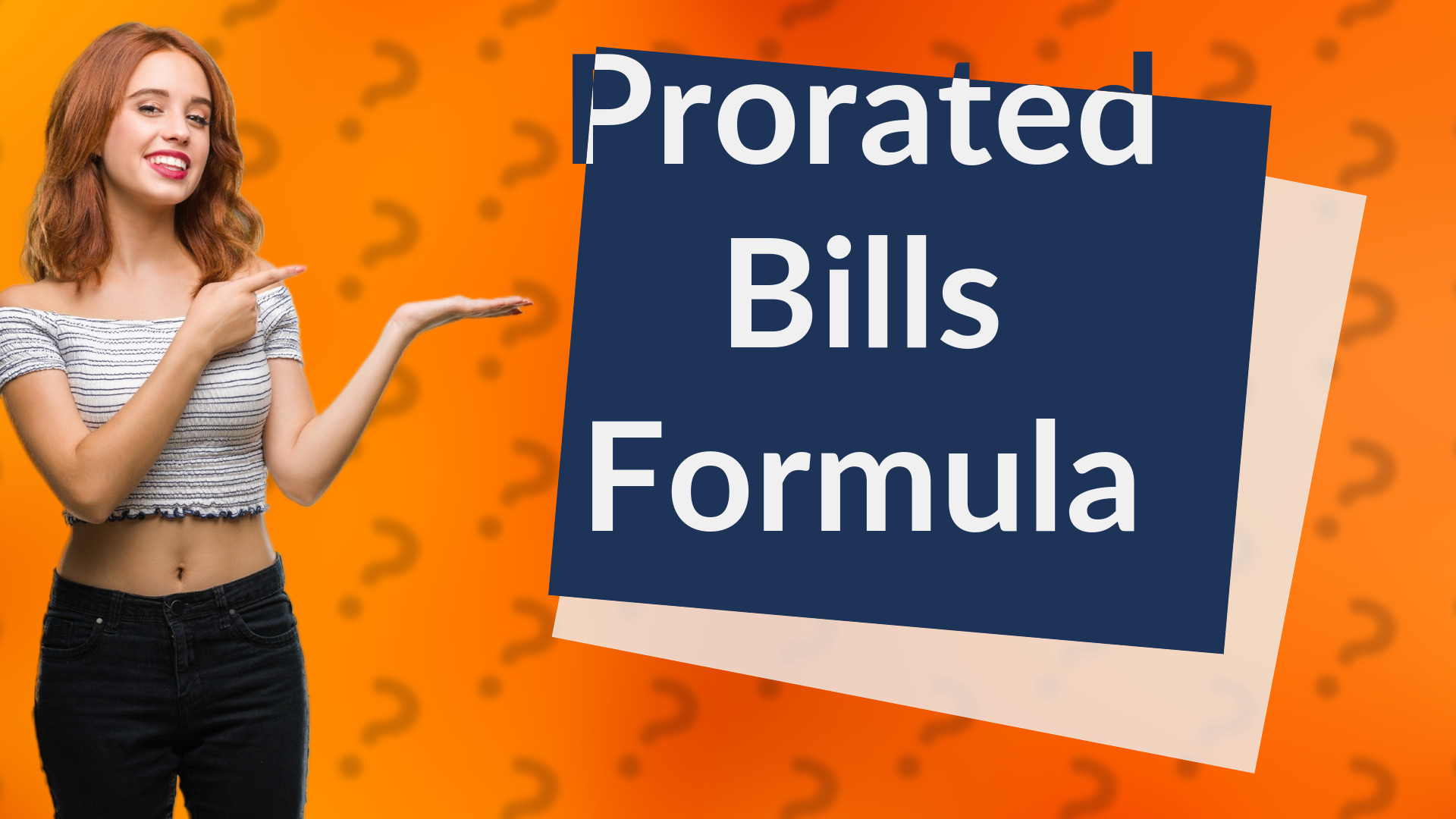 Prorated Bills Formula