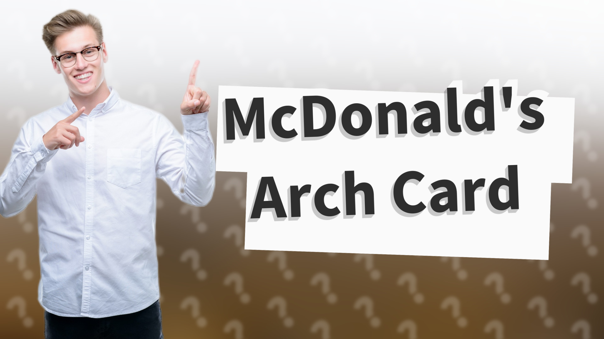McDonald's Arch Card