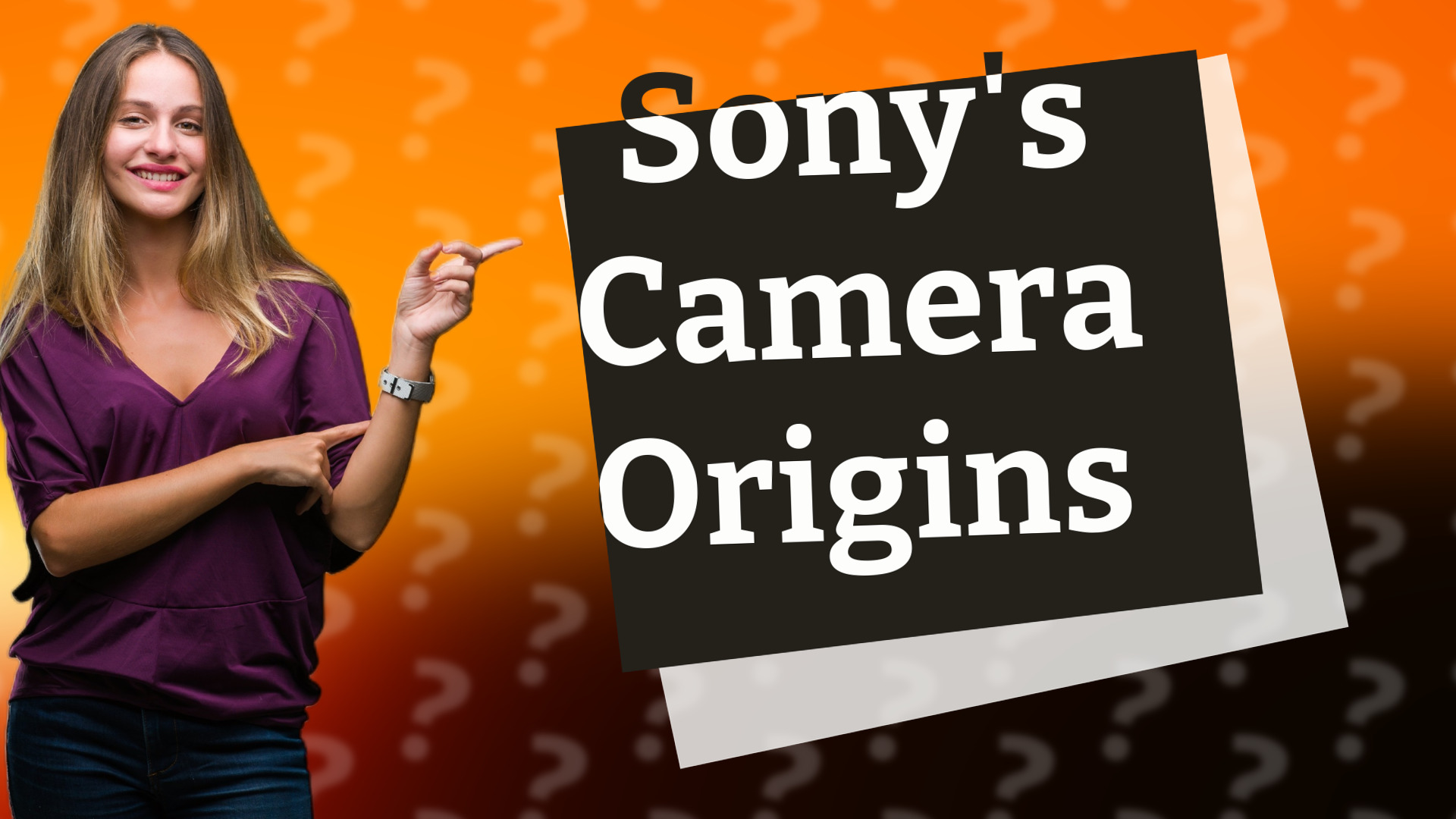 Sony's Camera Origins