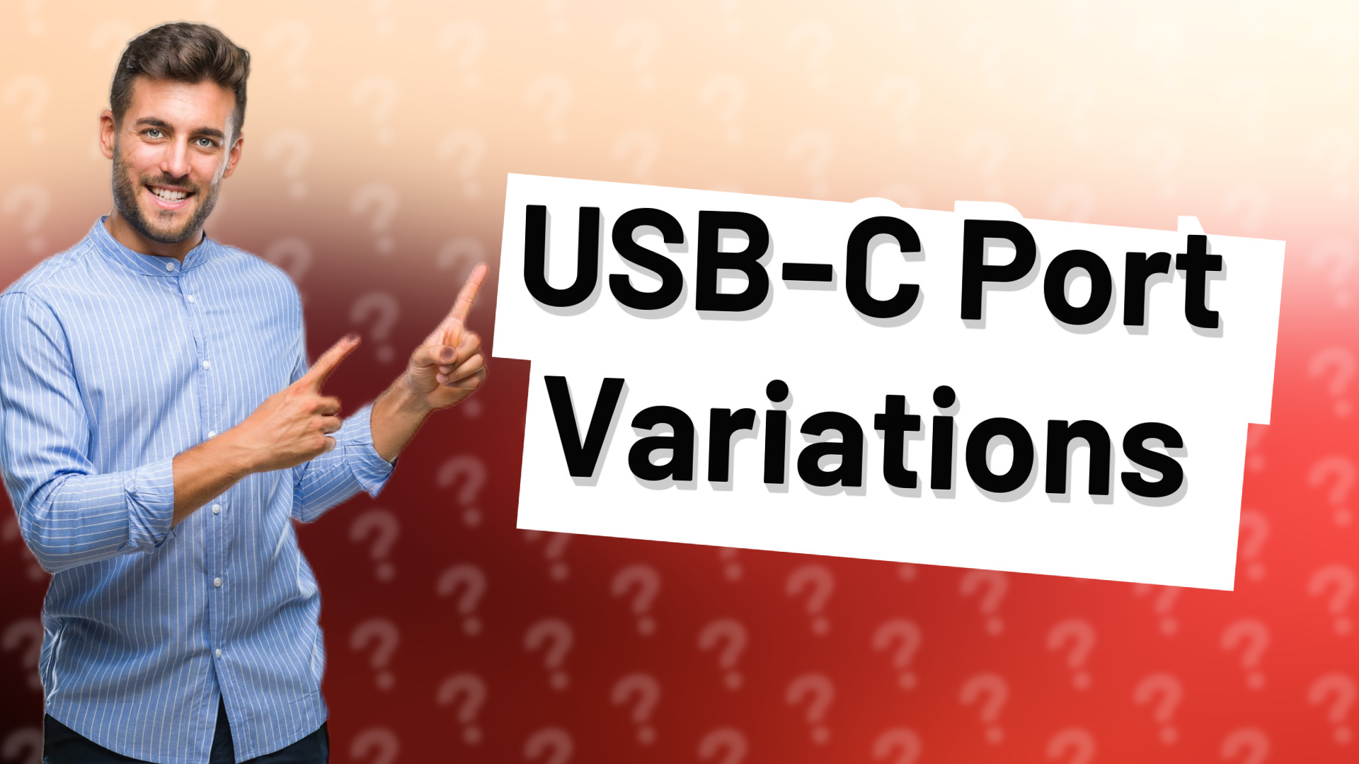 USB-C Port Variations