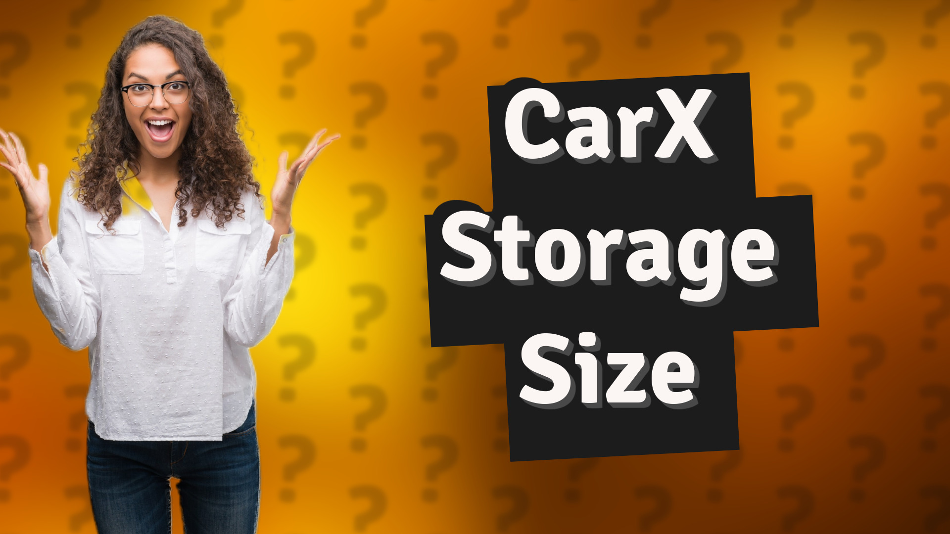 CarX Storage Size