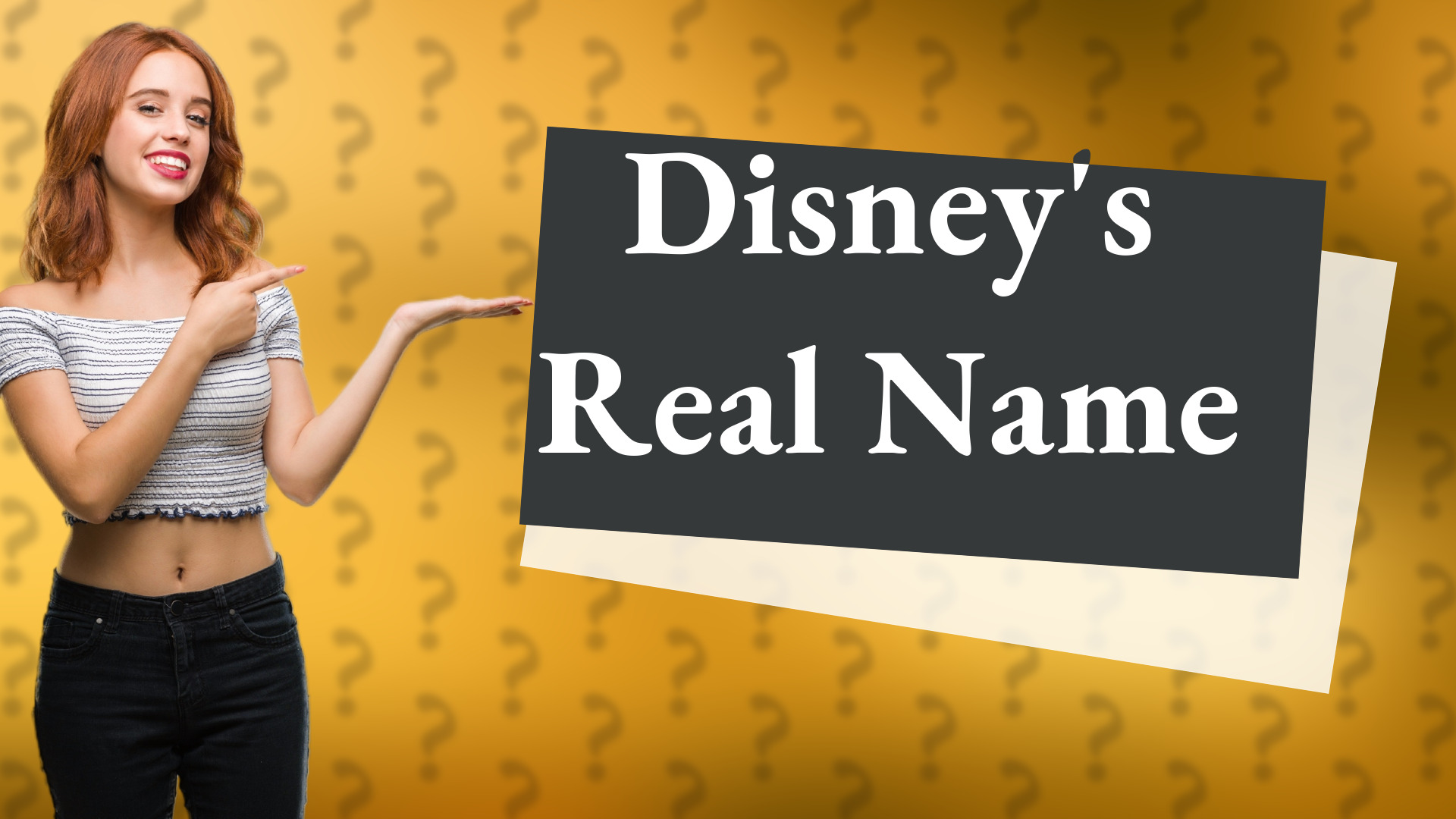 Disney's Real Name