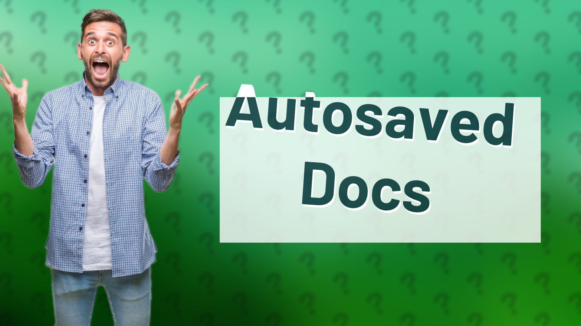 Autosaved Docs