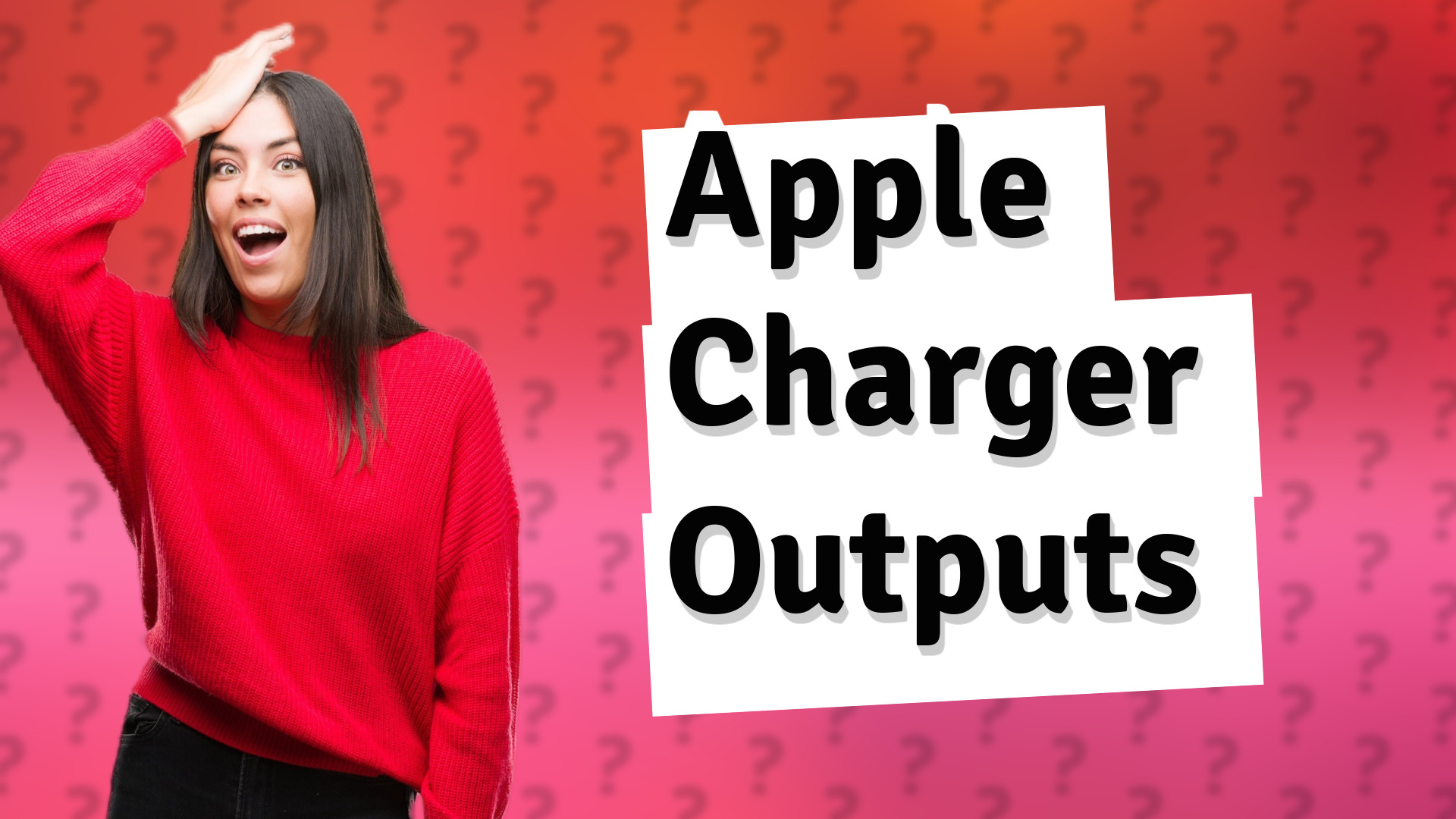 Apple Charger Outputs