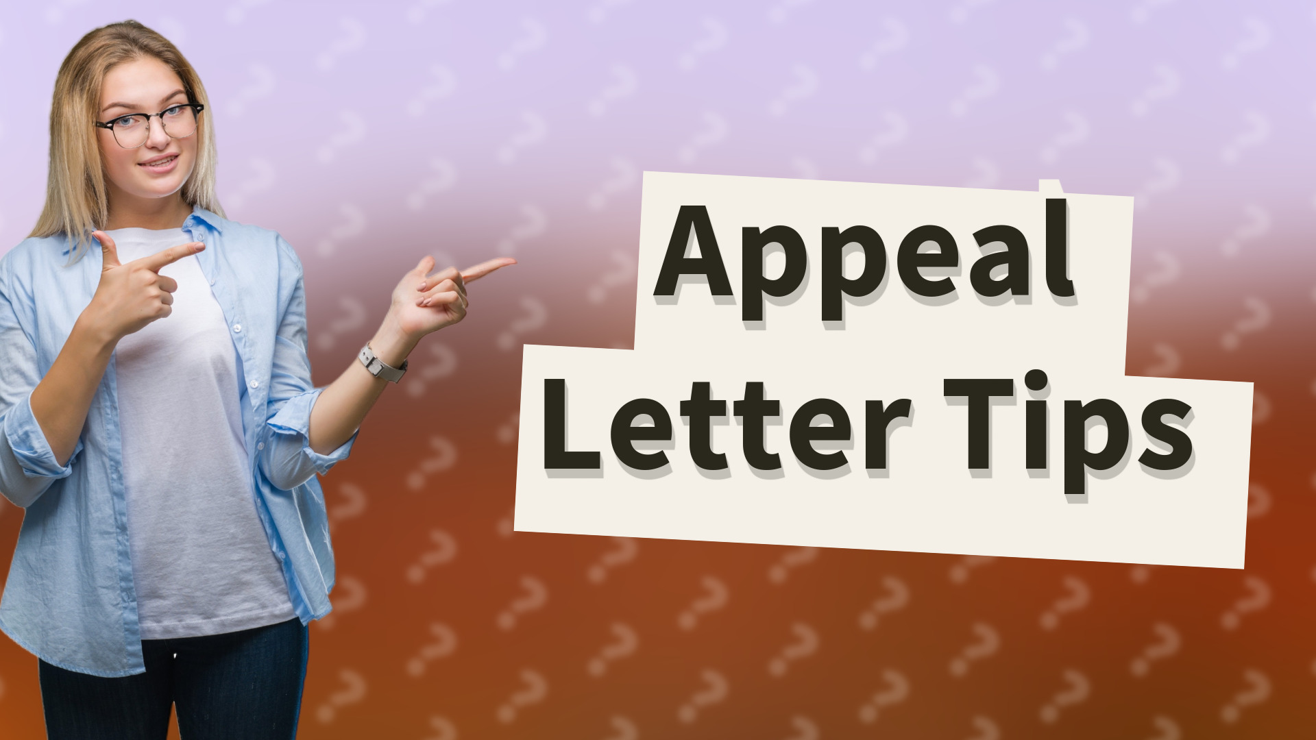 Appeal Letter Tips