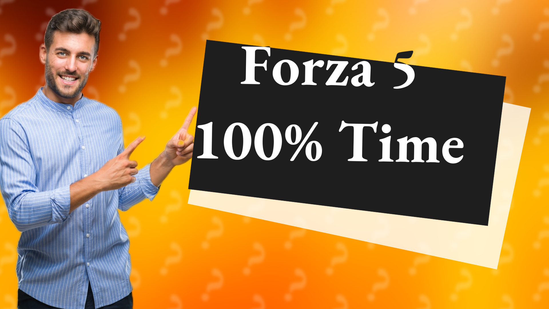 Forza 5 100% Time