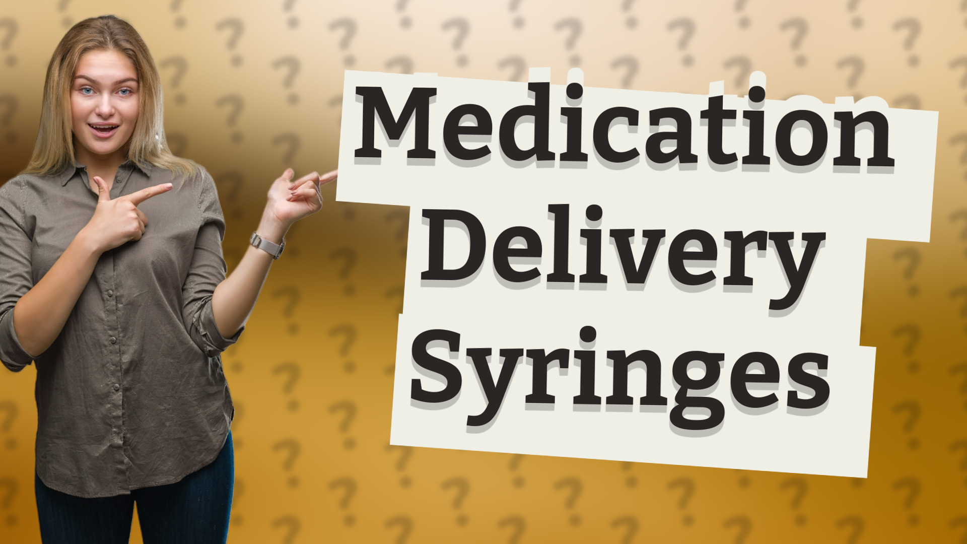 Medication Delivery Syringes