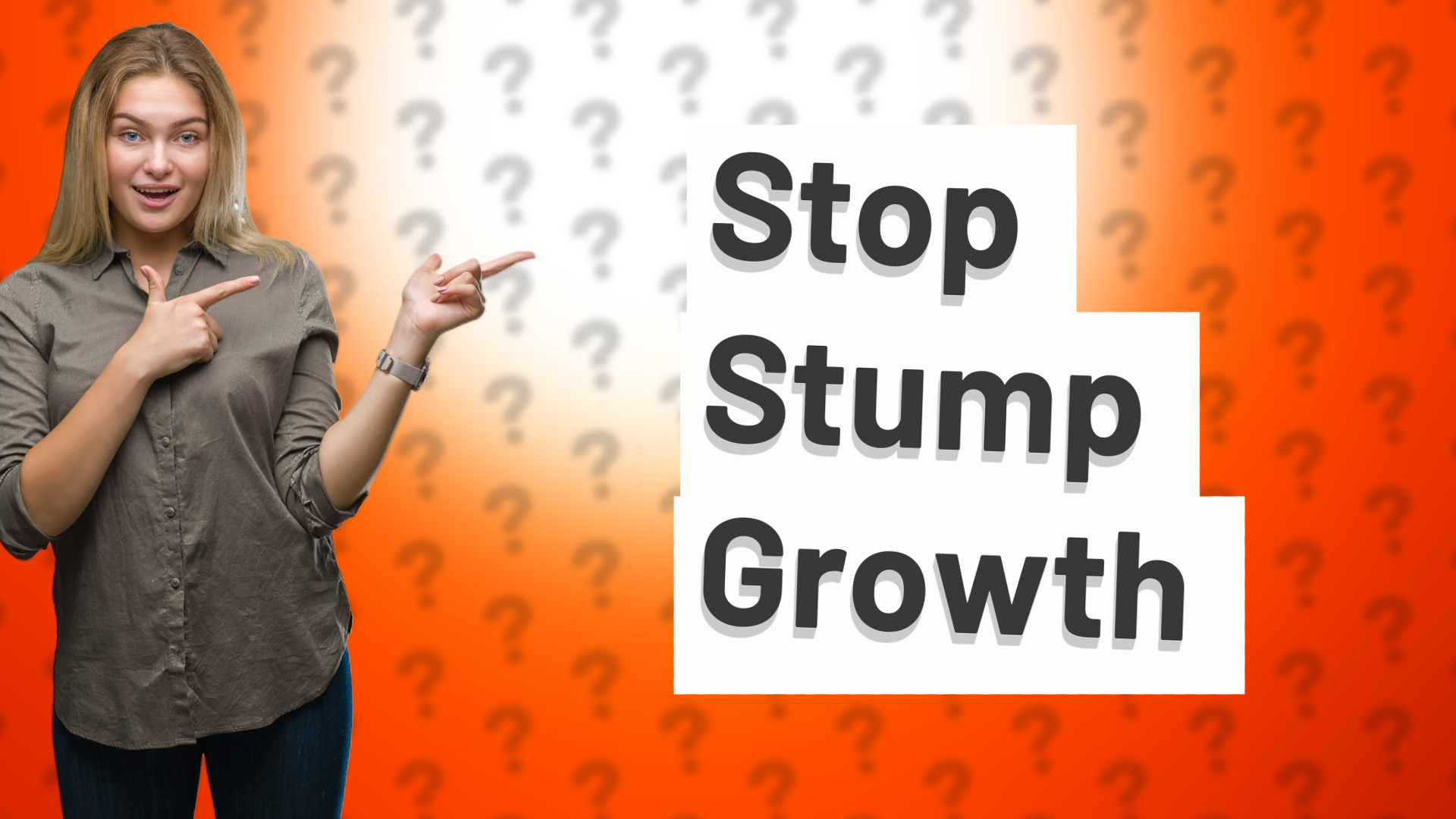 Stop Stump Growth