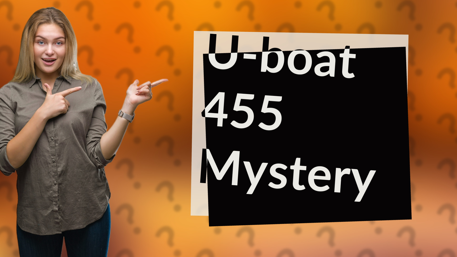 U-boat 455 Mystery