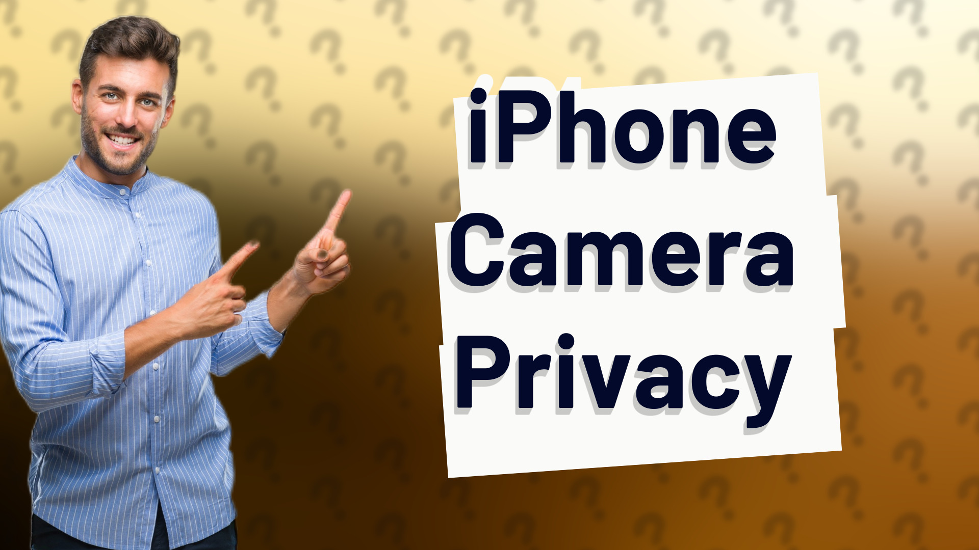 iPhone Camera Privacy