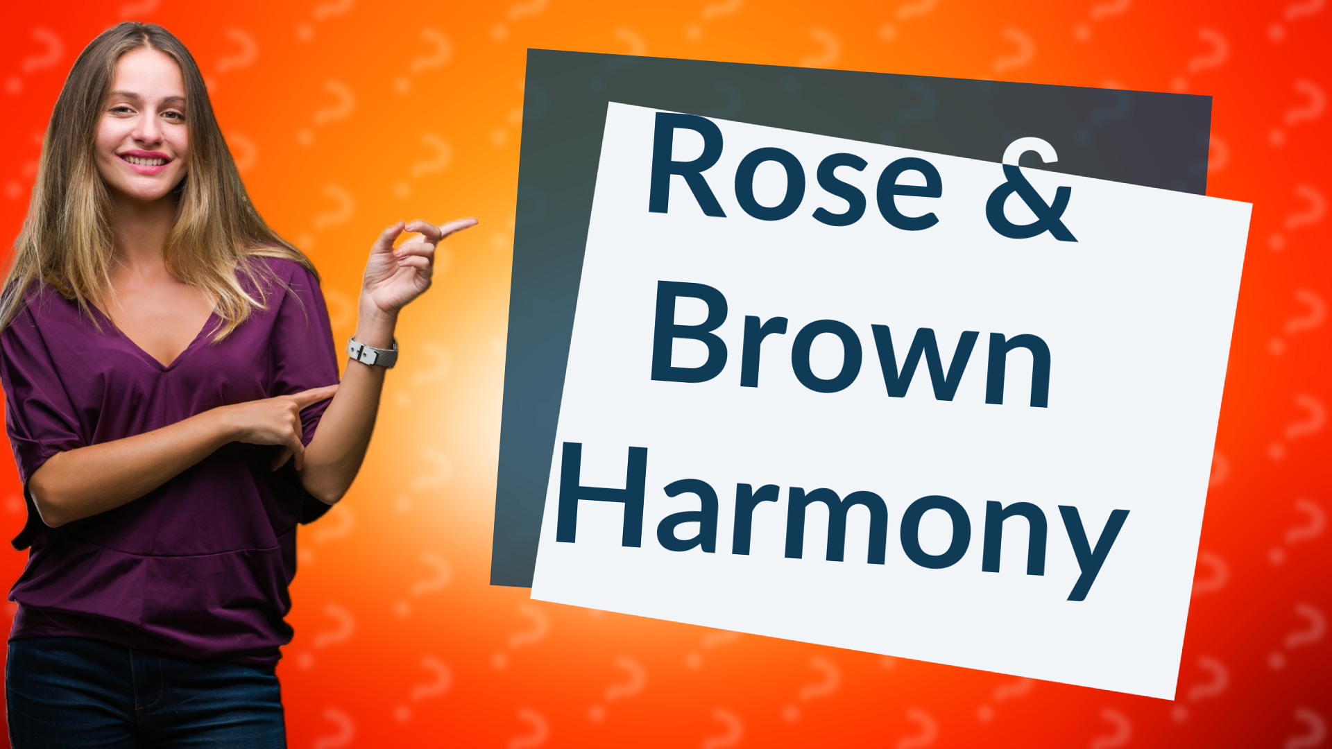 Rose & Brown Harmony