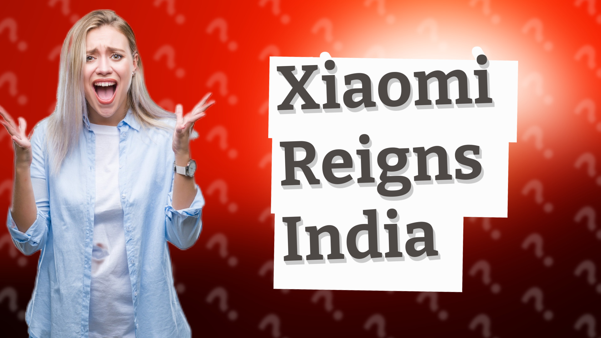Xiaomi Reigns India