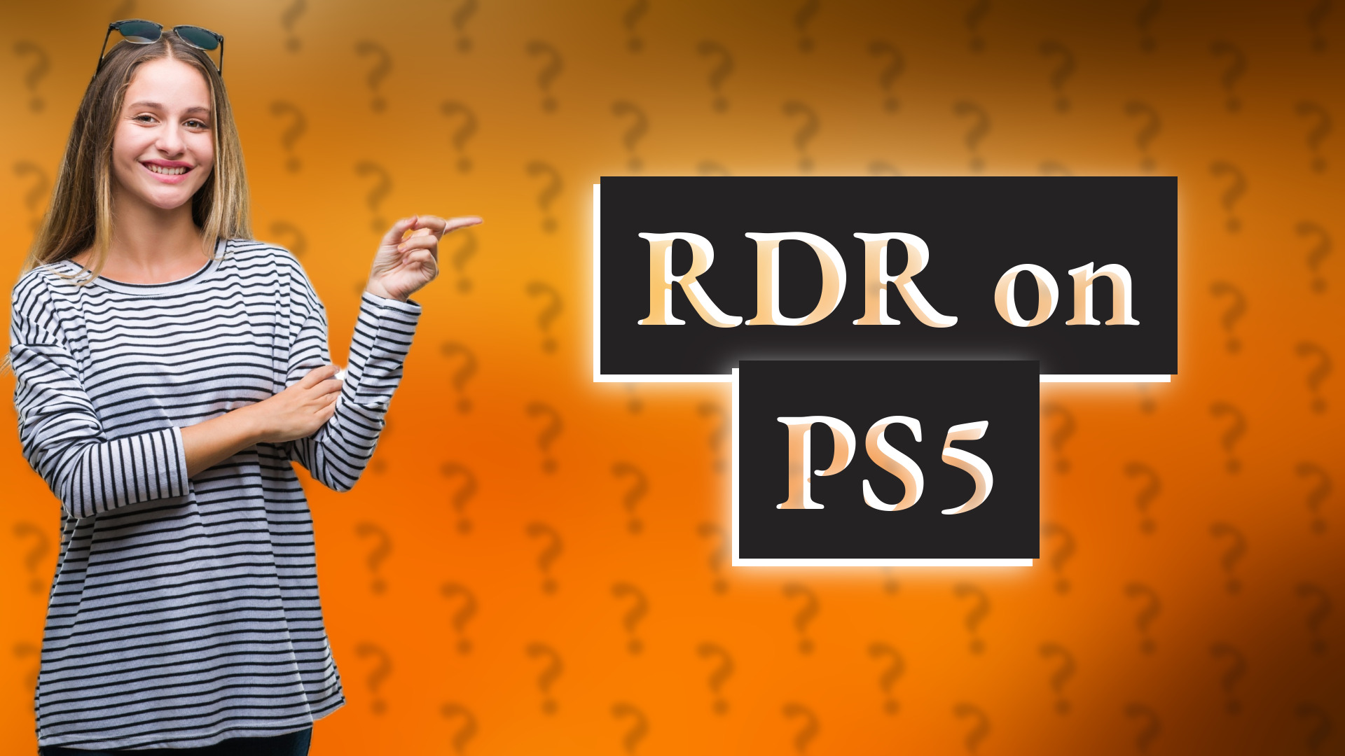 RDR on PS5