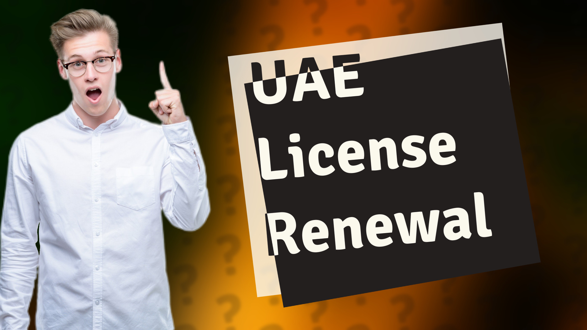 UAE License Renewal