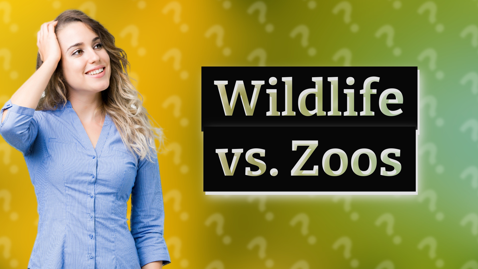 Wildlife vs. Zoos