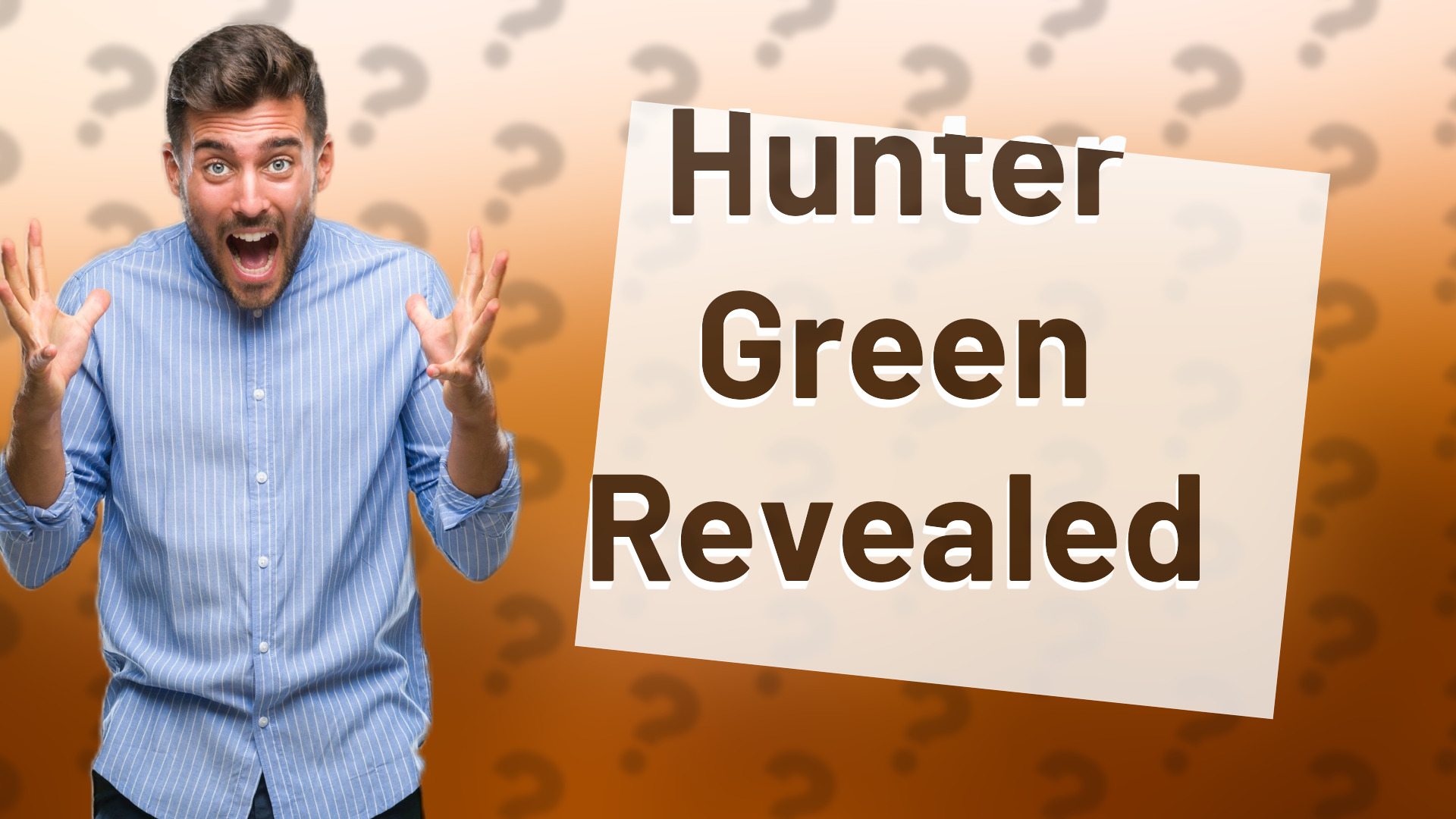Hunter Green Revealed