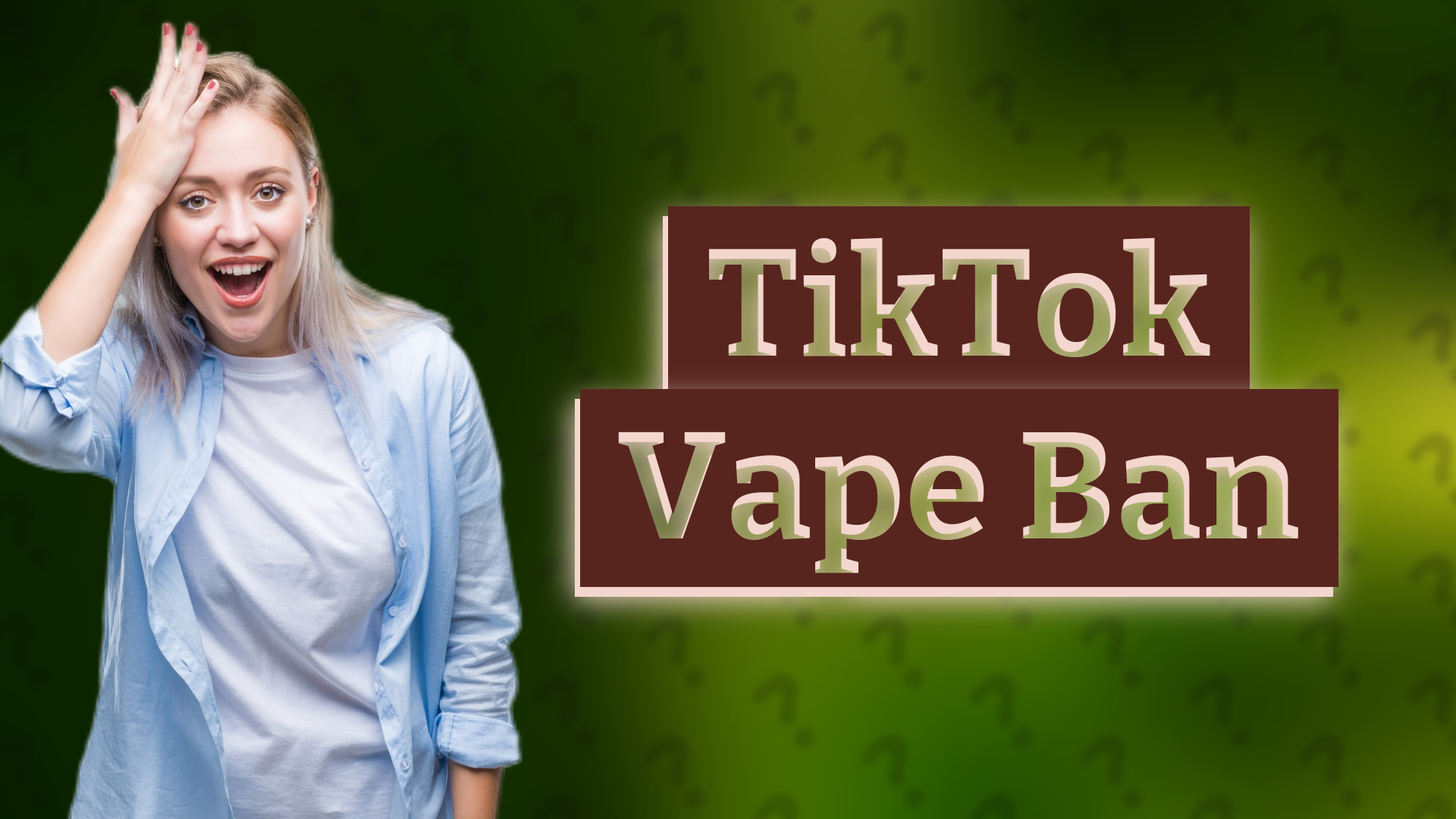 TikTok Vape Ban